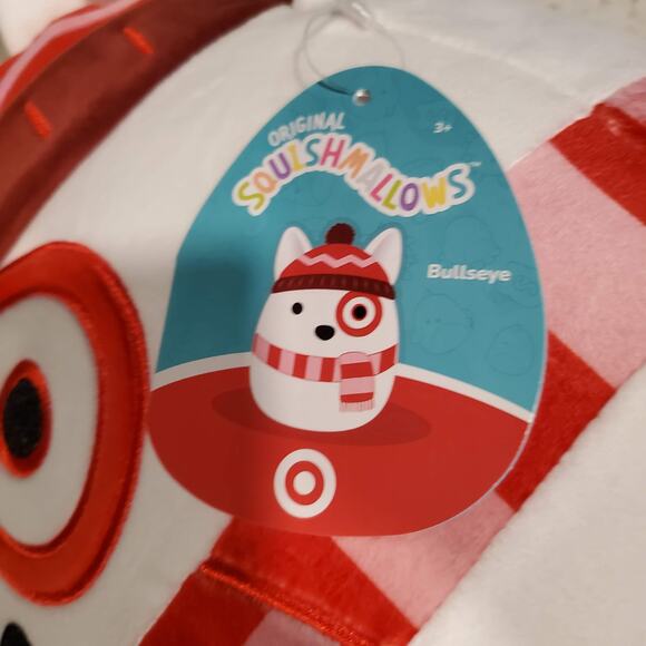 Squishmallows 12" Bullseye Target Dog Plush Stuffed Animal Toy NWT - Picture 4 of 5